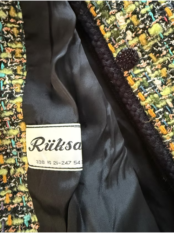 Vintage Oversize Tüvit Ceket