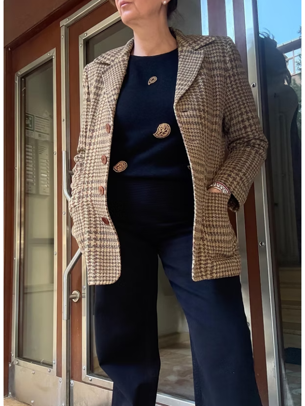 Beymen Vintage Ekose Ceket