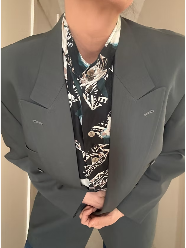 Vintage Made in Italy Boyfriend Blazer