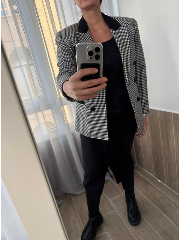 Kazayağı Yün Ceket