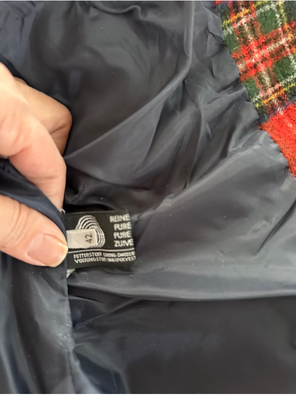 Vintage Fransız yün karışımlı ceket