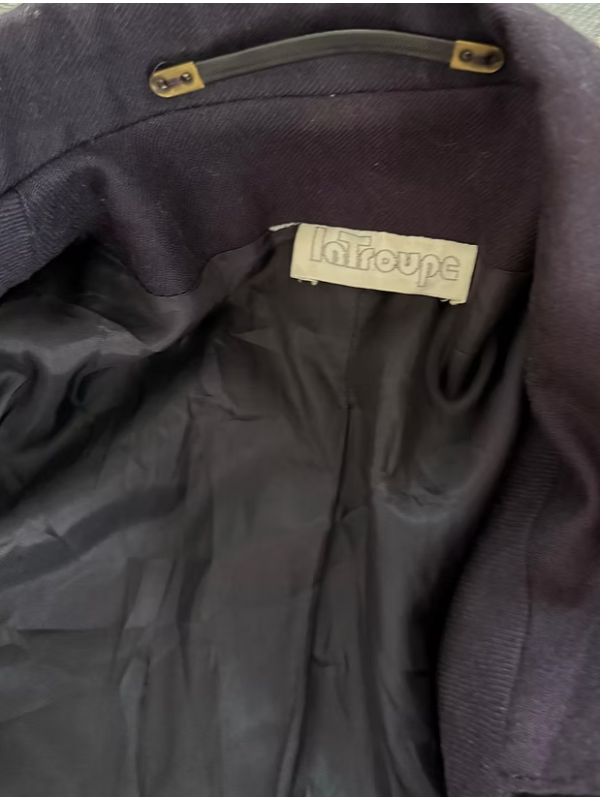 Vintage Fransız yün karışımlı ceket