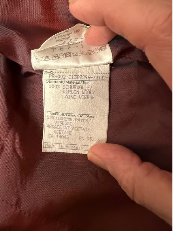 CERRUTI 1881 virgin wool takım