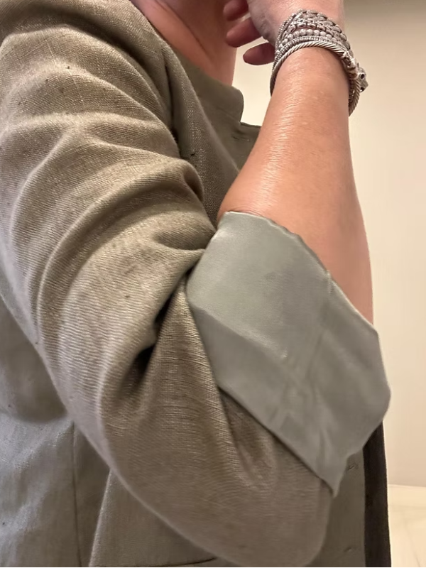 Vintage özel dikim keten ceket