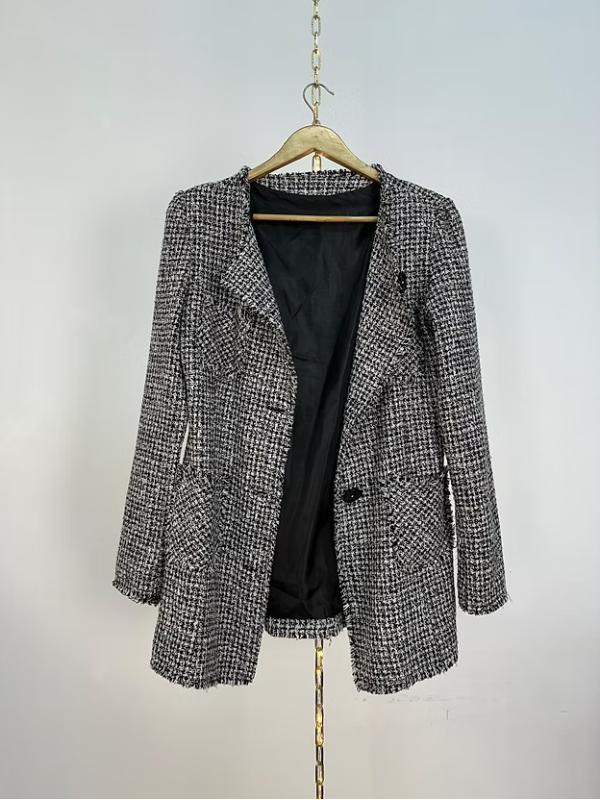 Vintage ince tüvit ceket