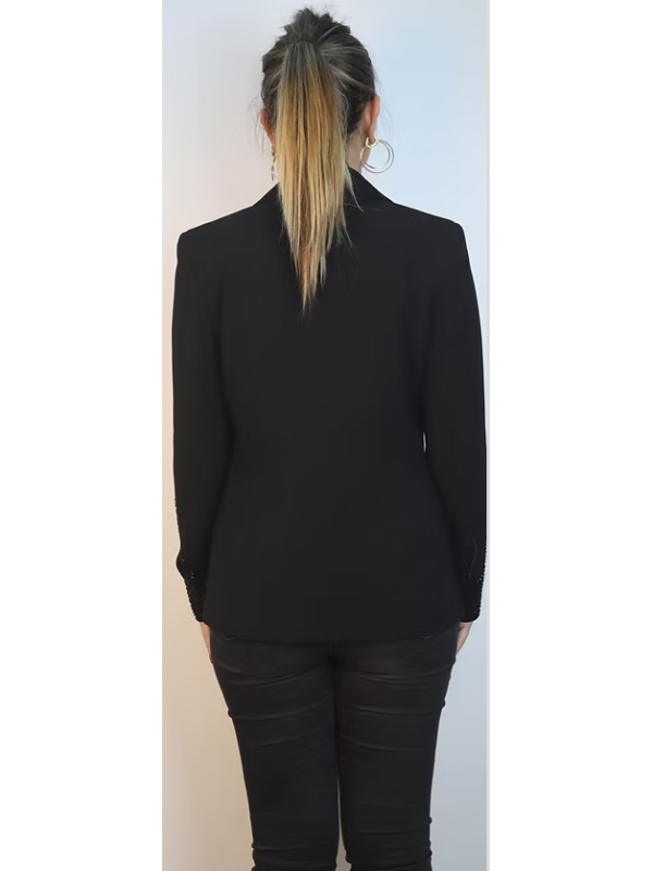 Vintage boncuk işlemeli ceket