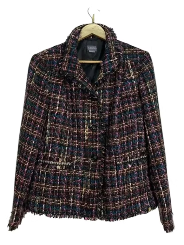 Tüvit Cep Detaylı Vintage Ceket