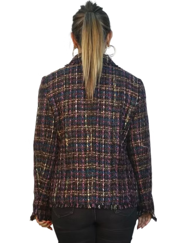 Tüvit Cep Detaylı Vintage Ceket