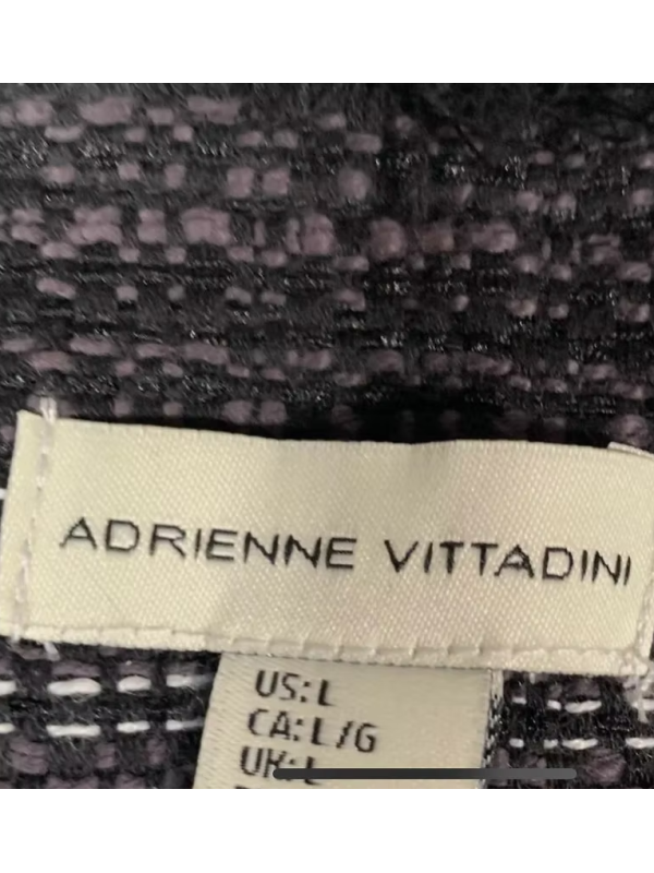 Adrienne Vittadini-Tüvit Düğmesiz İnce Ceket
