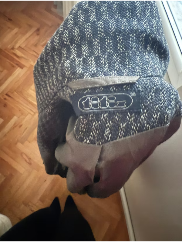 Titiz Geometrik Desenli Boyfriend Ceket