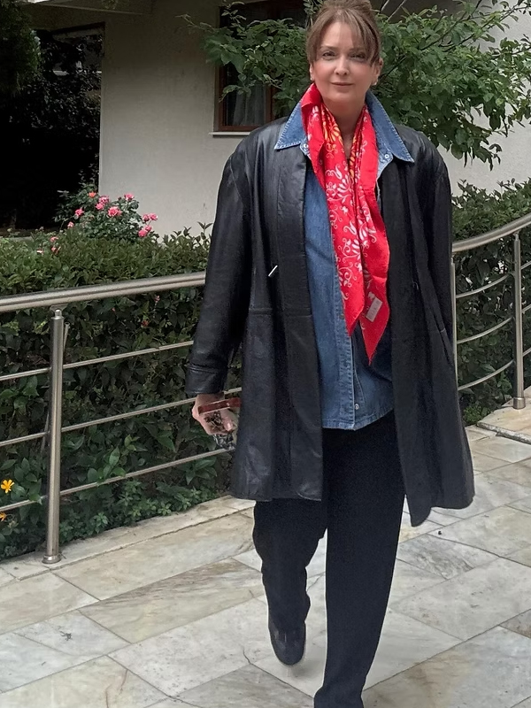 Vintage Kırcılar Oversize Deri Ceket