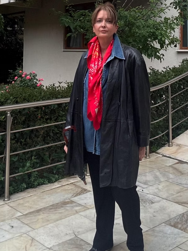 Vintage Kırcılar Oversize Deri Ceket