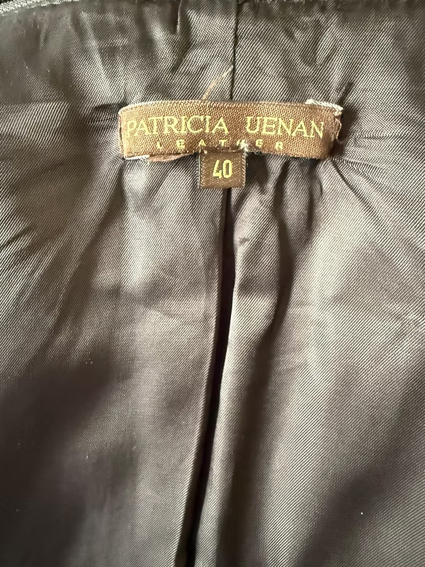 Vintage Kahverengi Deri Ceket