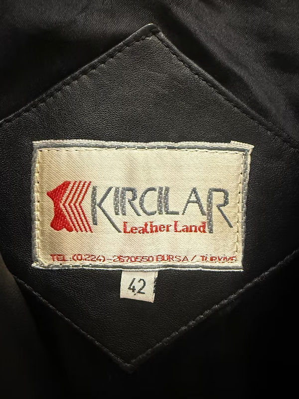 Vintage Kırcılar Oversize Deri Ceket
