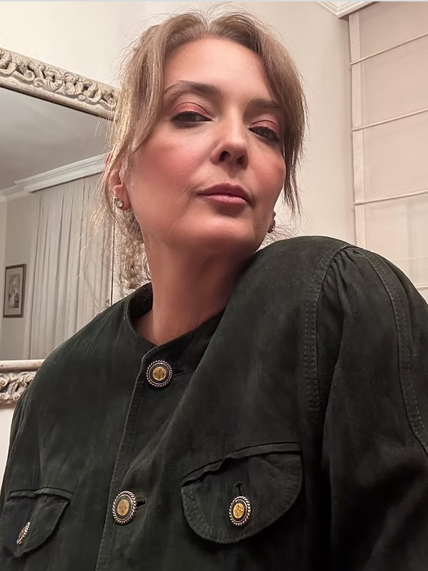 Basler Vintage Gold Düğmeli Nubuk Bomber