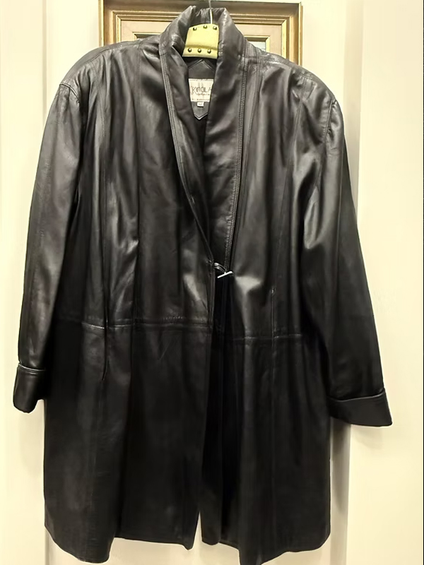 Vintage Kırcılar Oversize Deri Ceket