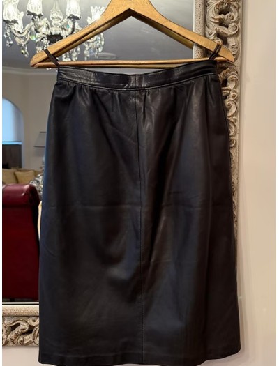 Vintage Deri Etek