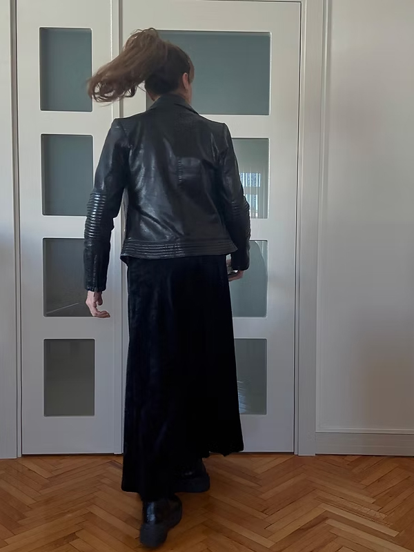 Vintage Jamie Page Deri Ceket