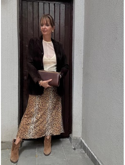 Vintage Kahverengi Süet Ceket