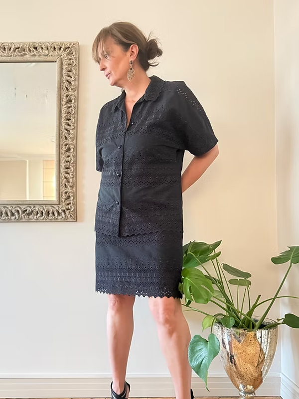 Vintage Güpür Takım