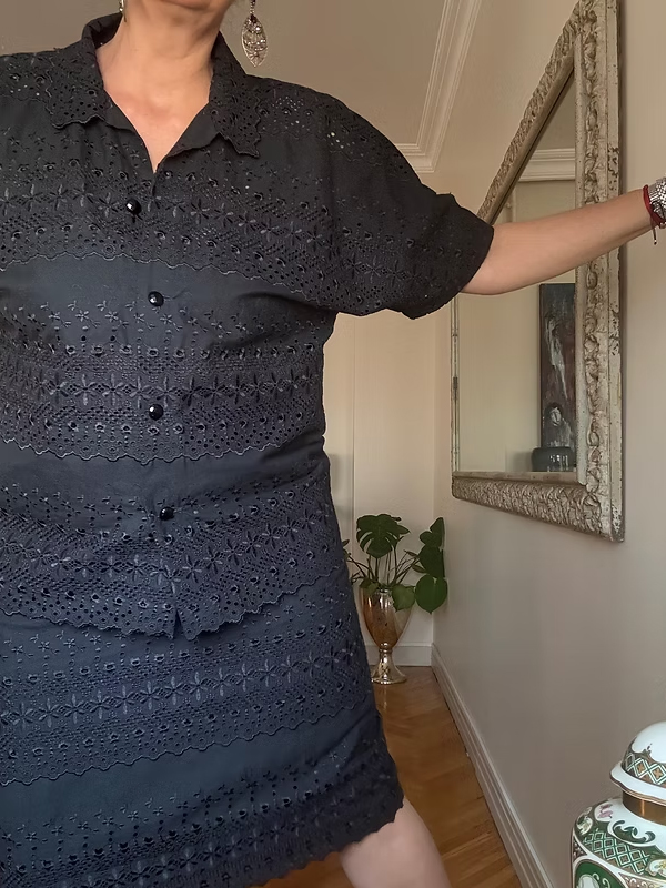 Vintage Güpür Takım