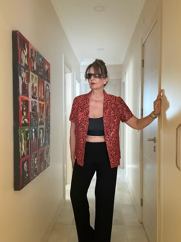 Vintage Dantel Ceket/ Gömlek