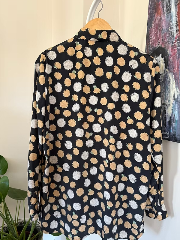 Vintage Desenli Gömlek