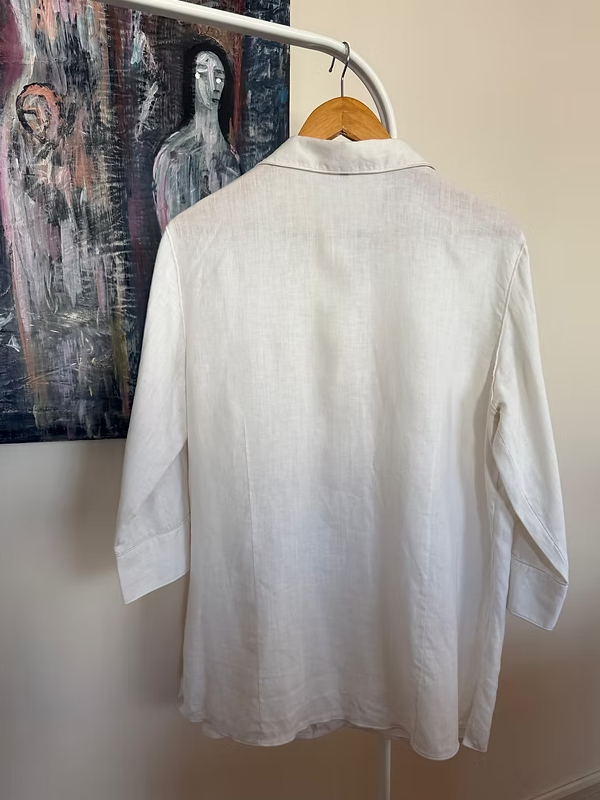 Vintage Keten Gömlek