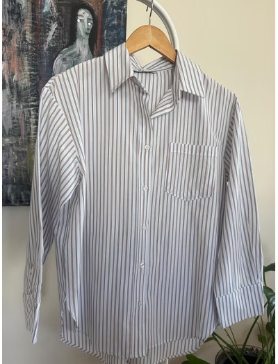 Vintage Çizgili Gömlek