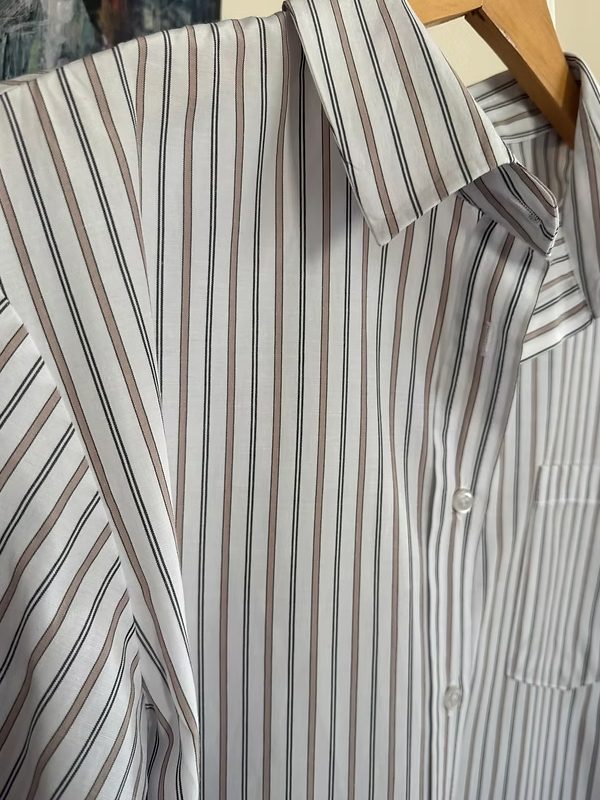 Vintage Çizgili Gömlek