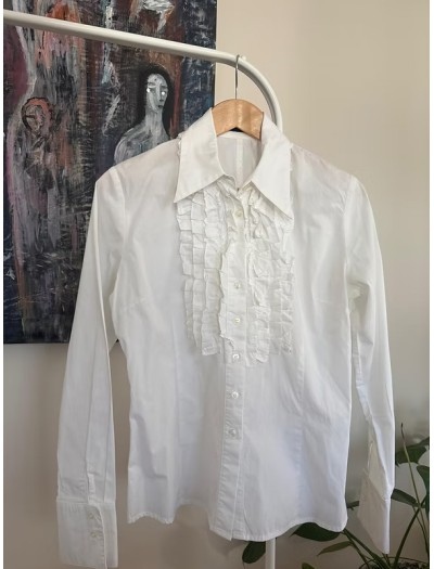 Vintage Fırfırlı Gömlek