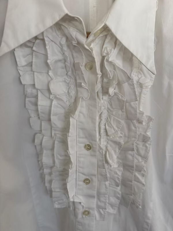 Vintage Fırfırlı Gömlek