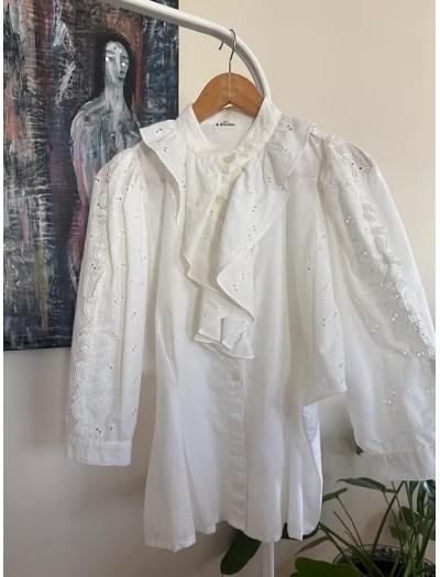 Vintage Yaka ve Kolları Fisto Gömlek