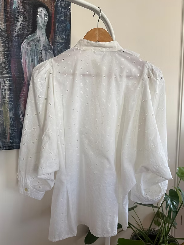 Vintage Yaka ve Kolları Fisto Gömlek