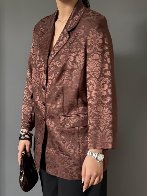 Vintage Jakar İnce Ceket