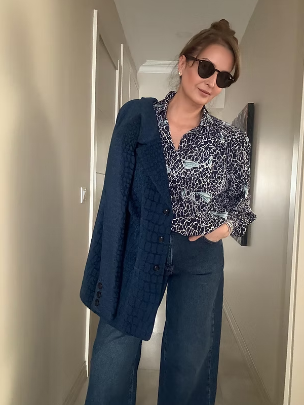 Vintage Oversize Gömlek