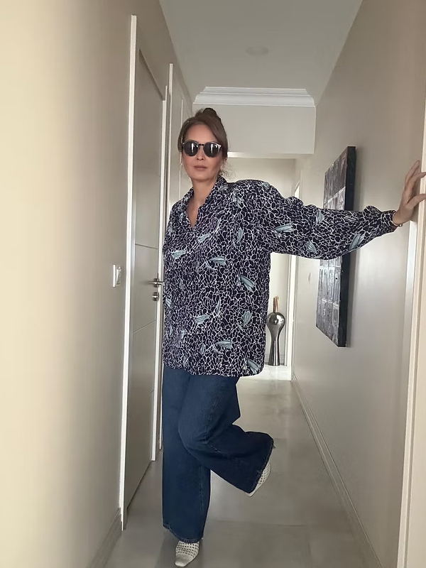 Vintage Oversize Gömlek