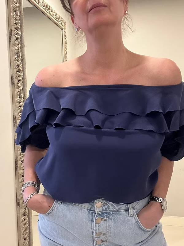 L’AGENCE Vintage İpek Bluz