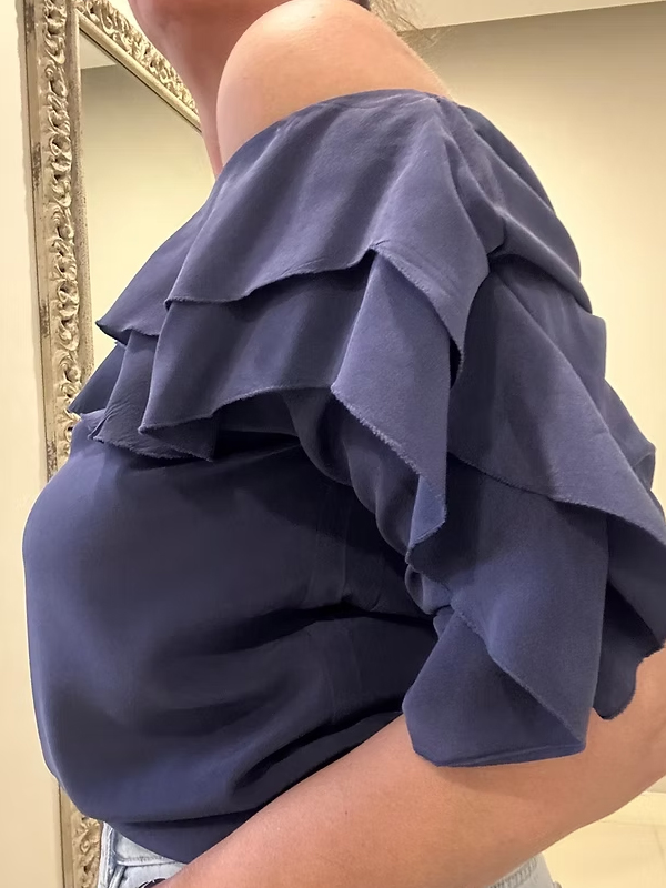 L’AGENCE Vintage İpek Bluz