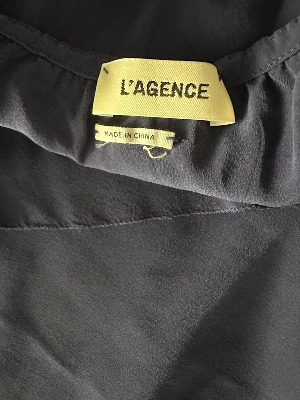 L’AGENCE Vintage İpek Bluz