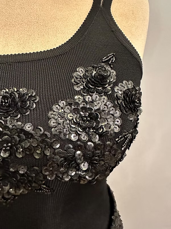 Pullu Vintage İnce Triko Bluz