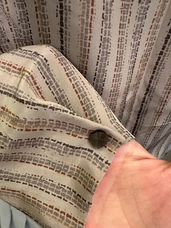 Vintage İpek Boyundan Bağlamalı Gömlek