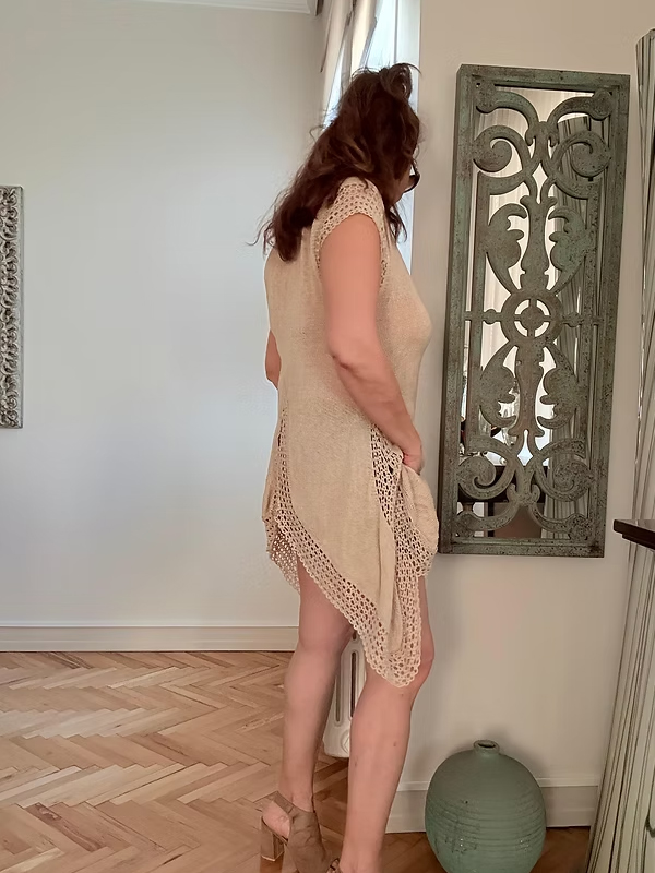 Vintage Hand Made Tığ işi  Tunik/ Elbise