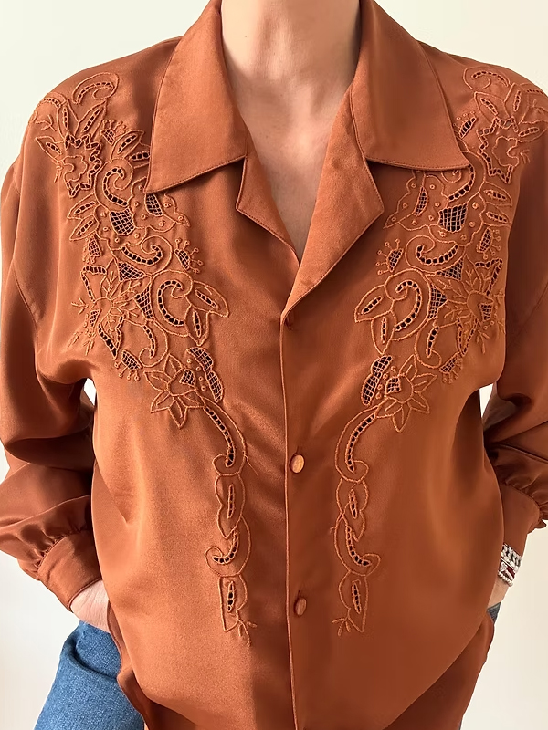 Vintage 80 Delikişi Gömlek