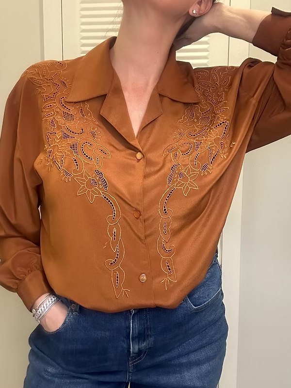 Vintage 80 Delikişi Gömlek