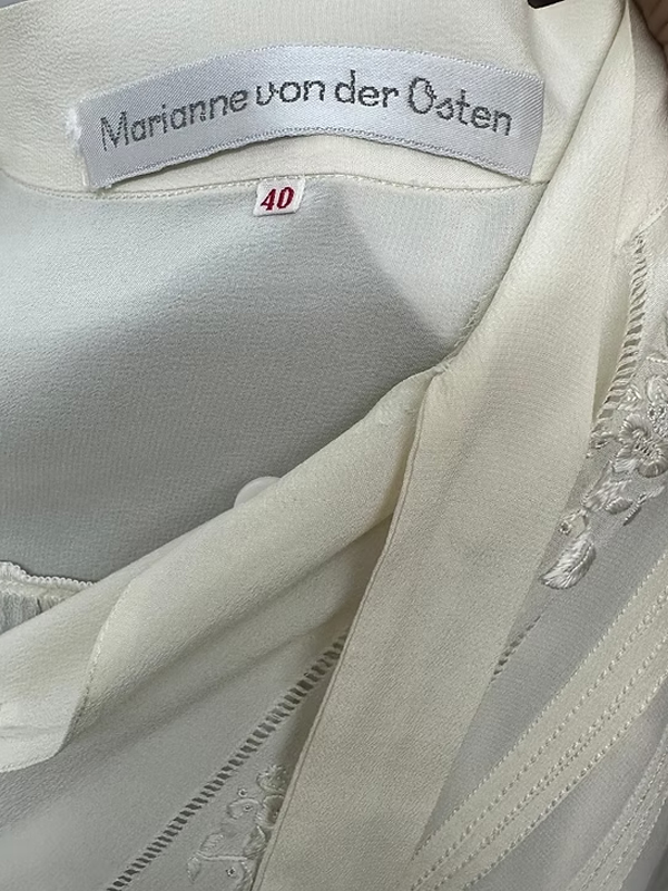 Vintage Marianne Von Osten İpek Gömlek