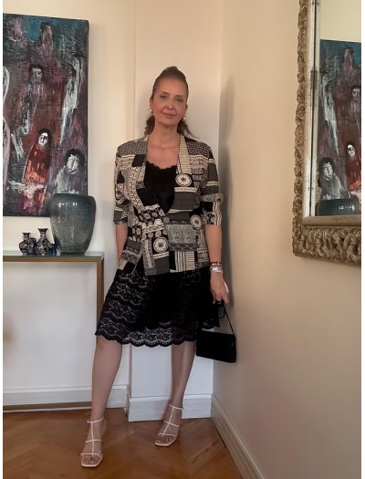 Vintage FICELLE /France Ceket/Gömlek