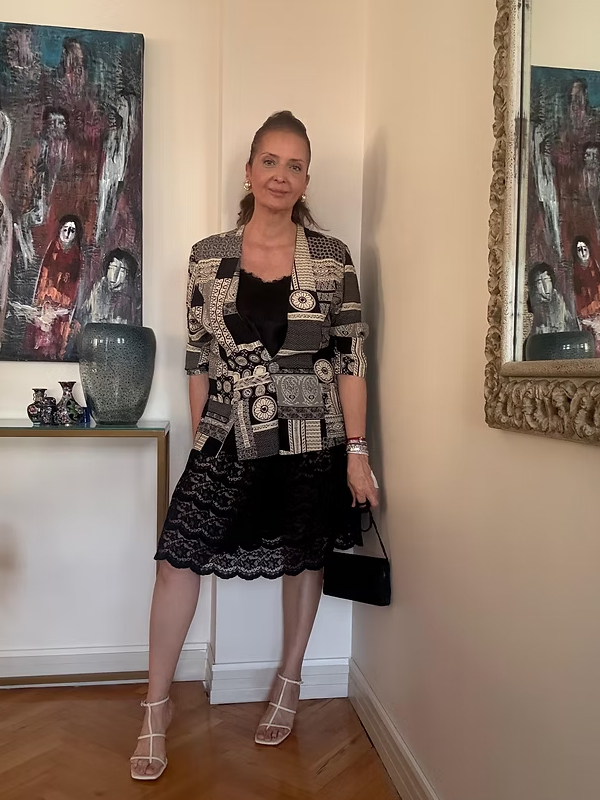 Vintage FICELLE /France Ceket/Gömlek