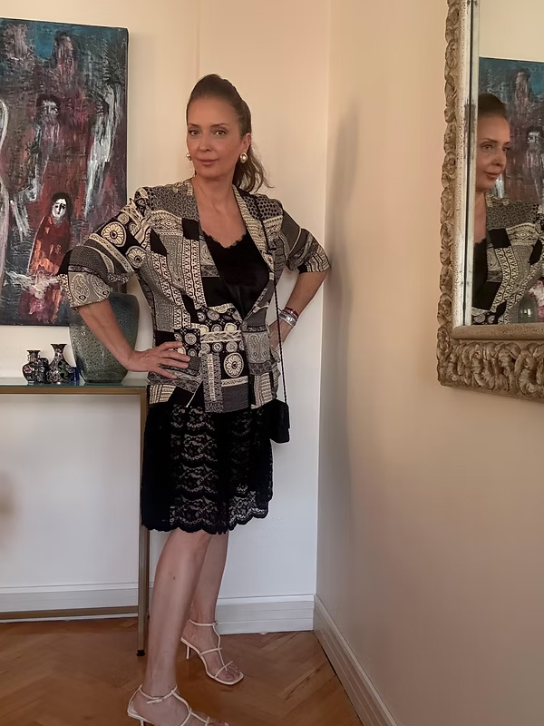 Vintage FICELLE /France Ceket/Gömlek