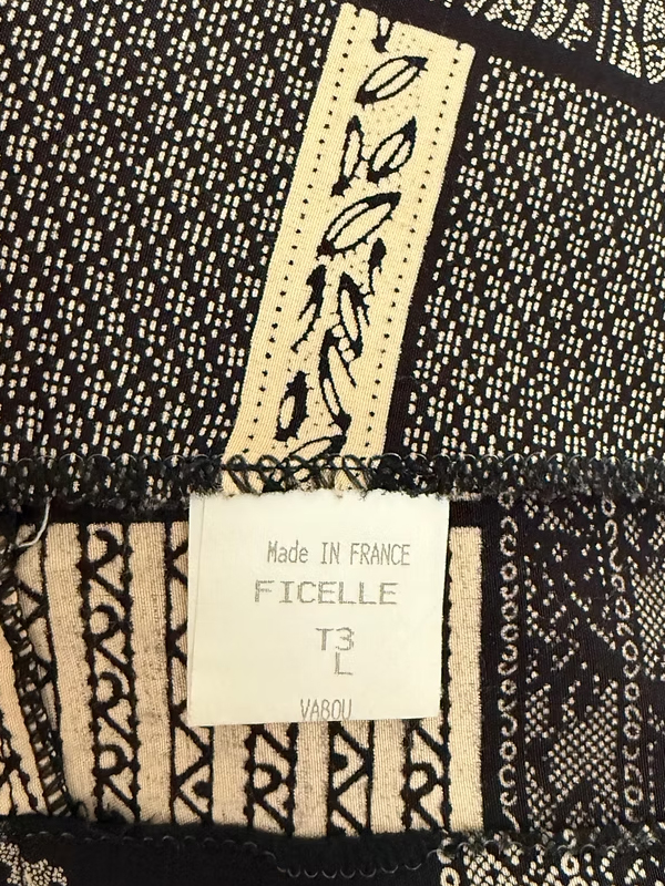 Vintage FICELLE /France Ceket/Gömlek